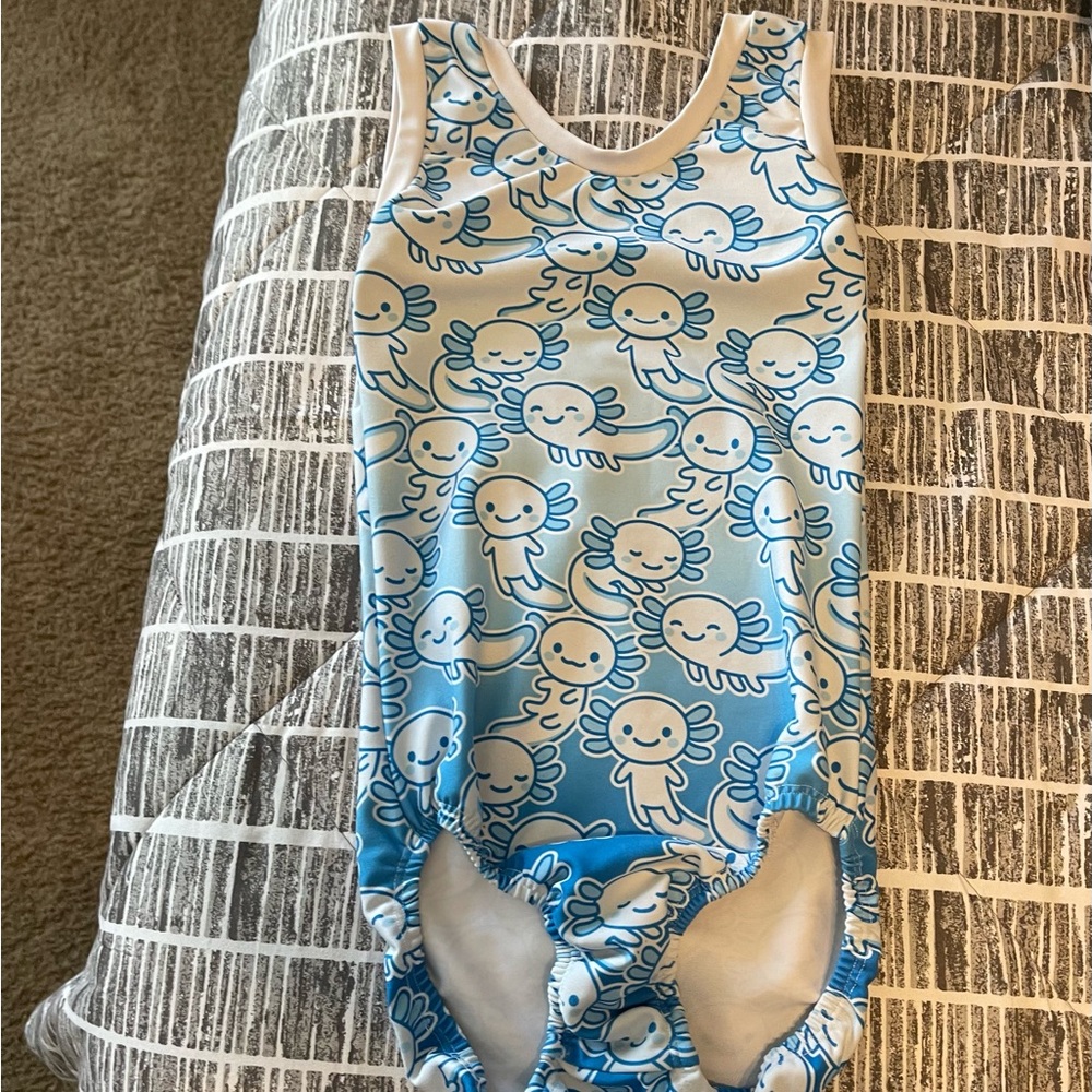 Blue Gymgear Axolotyl Leotard